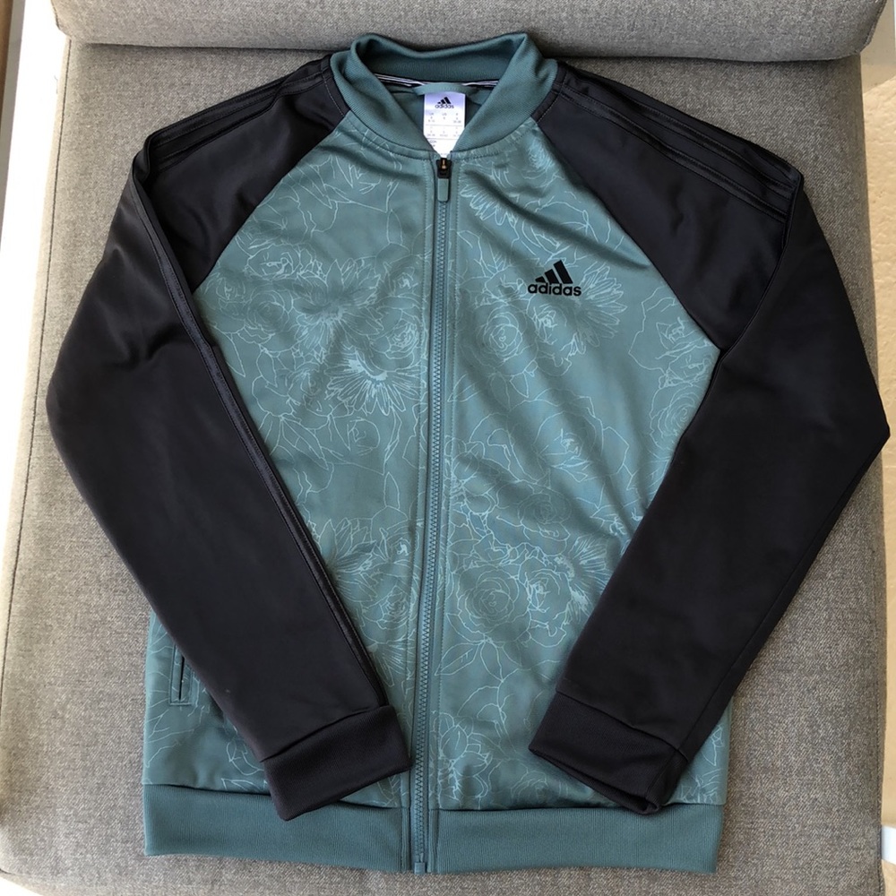 Worn once! - ADIDAS Full-Zip Athletic Sweatshirt Jacket